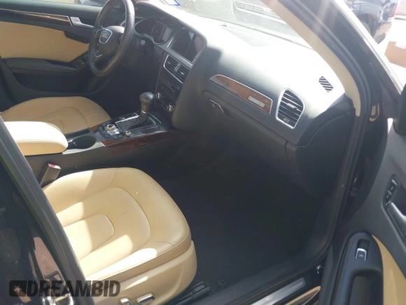2013 Audi A4 Premium Plus with VIN WAUFFAFL9DN020026, listed as a IAAI auction lot 41799876 with 119,133 mi miles. Bid and sale history available at carsss.com. Image 5.