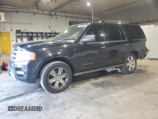 2015 Ford Expedition Platinum with VIN 1FMJU1MT3FEF48858, listed as a Copart auction lot 88086085 with 105,342 mi miles and Salvage title. Bid and sale history available at DreamBid. Image 1.