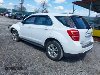 2017 Chevrolet Equinox LS with VIN 2GNALBEK8H1593177, listed as a IAAI auction lot 41848425 with 135,357 mi miles. Bid and sale history available at carsss.com. Image 3.