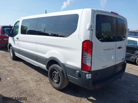 2024 Ford Transit Passenger Wagon XL with VIN 1FBAX2YG4RKA02384, listed as a IAAI auction lot 41924074 with 30,122 mi miles. Bid and sale history available at carsss.com. Image 3.