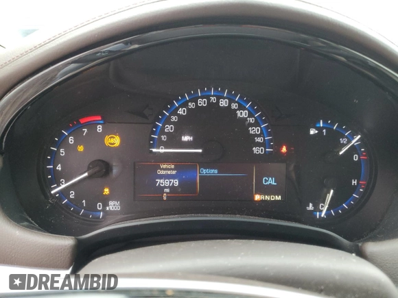 2016 Cadillac XTS Luxury Collection with VIN 2G61N5S31G9194437, listed as a Copart auction lot 56017485 with 75,979 mi miles and Salvage title. Bid and sale history available at DreamBid. Image 9.
