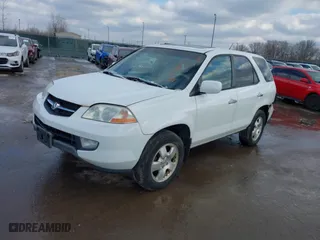 2003 Acura MDX with VIN 2HNYD18213H508572, listed as a IAAI auction lot 41521463 with 214,161 mi miles. Bid and sale history available at carsss.com. Image 2.