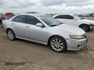 2006 Acura TSX Navi with VIN JH4CL96976C034263, listed as a Copart auction lot 47237645 with 0 mi miles and Salvage Title. Bid and sale history available at carsss.com. Image 4.