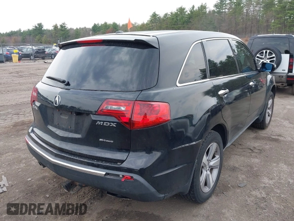 2012 Acura MDX Tech Pkg with VIN 2HNYD2H34CH504708, listed as a IAAI auction lot 42113263 with 161,067 mi miles. Bid and sale history available at carsss.com. Image 4.