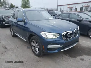 2021 BMW X3 sDrive30i z VIN 5UXTY3C02M9F37961, wystawiony jako IAAI lot #41922237 z przebiegiem 33 804 mil mil oraz . Historia ofert i sprzedaży dostępna na DreamBid. Obrazek 1.