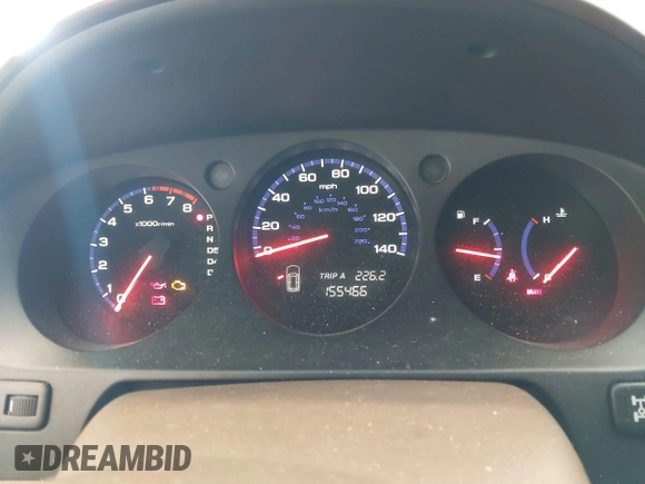 2004 Acura MDX Touring Pkg with VIN 2HNYD18694H548080, listed as a IAAI auction lot 41639820 with 155,466 mi miles. Bid and sale history available at carsss.com. Image 7.