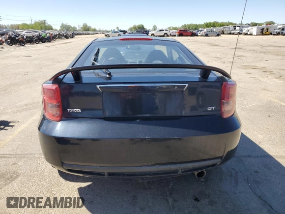 2003 Toyota Celica GT with VIN JTDDR32T730144794, listed as a Copart auction lot 54597614 with 175,721 mi miles and Clean Title. Bid and sale history available at carsss.com. Image 6.