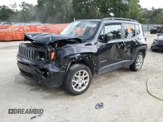 2022 Jeep Renegade Sport with VIN ZACNJDA12NPN53474, listed as a Copart auction lot 58756395 with 35,972 mi miles and Non repairable. Bid and sale history available at DreamBid. Image 1.
