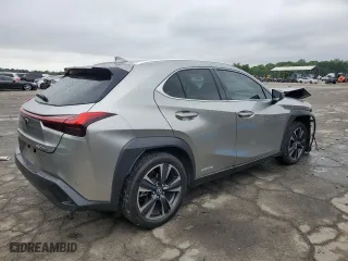2021 Lexus UX with VIN JTHX9JBH9M2042298, listed as a Copart auction lot 50257753 with 38,328 mi miles. Bid and sale history available at carsss.com. Image 3.
