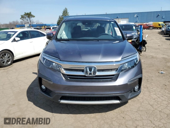 2021 Honda Pilot EX-L with VIN 5FNYF6H53MB085332, listed as a Copart auction lot 50168585 with 60,170 mi miles and Non Repairable. Bid and sale history available at DreamBid. Image 5.