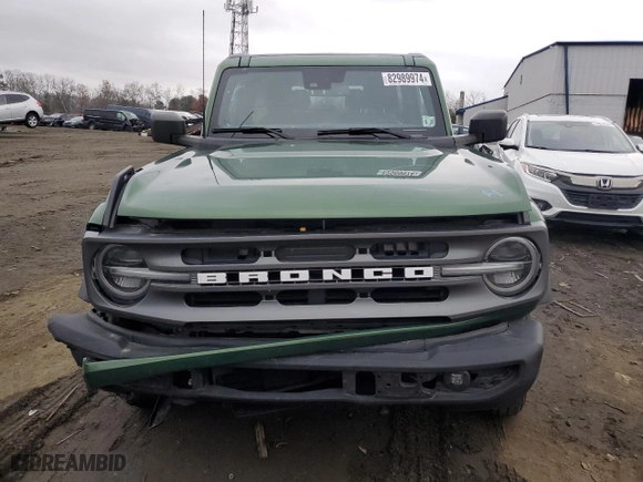 2022 Ford Bronco with VIN 1FMDE5AH6NLB18964, listed as a Copart auction lot 82989974 with 40,029 mi miles and Salvage Title. Bid and sale history available at carsss.com. Image 5.