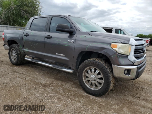2014 Toyota Tundra 4WD Truck SR5 with VIN 5TFDW5F17EX334666, listed as a Copart auction lot 70492494 with 159,199 mi miles and Salvage Title. Bid and sale history available at carsss.com. Image 4.