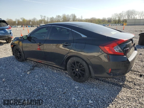2017 Honda Civic LX with VIN 19XFC2F50HE025046, listed as a Copart auction lot 54244525 with 220,145 mi miles and Salvage Title. Bid and sale history available at DreamBid. Image 2.
