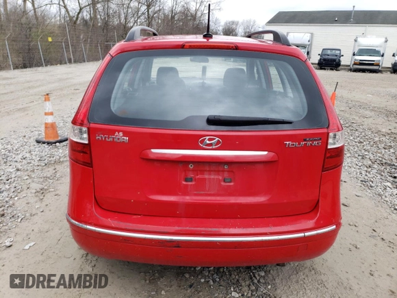 2010 Hyundai Elantra Touring SE with VIN KMHDC8AE4AU081687, listed as a Copart auction lot 52950255 with 164,033 mi miles and Salvage Title. Bid and sale history available at carsss.com. Image 6.