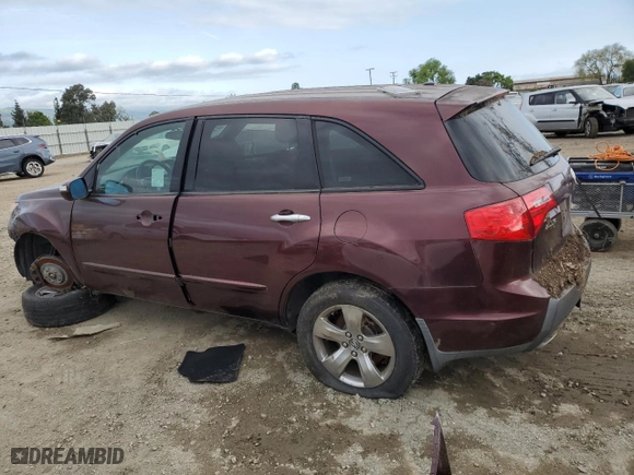 2007 Acura MDX Sport Pkg with VIN 2HNYD285X7H517003, listed as a Copart auction lot 49625264 with NaN miles and Clean Title. Bid and sale history available at carsss.com. Image 2.