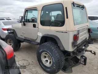 1995 Jeep Wrangler with VIN 1J4FY29S6SP310046, listed as a Copart auction lot 75213564 with 147,111 mi miles and Non Repairable. Bid and sale history available at carsss.com. Image 2.