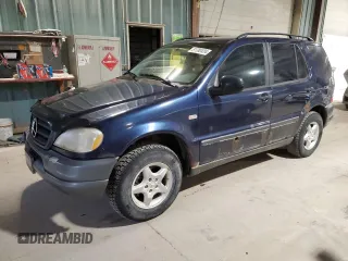 1999 Mercedes-Benz M-Class with VIN 4JGAB54E5XA106557, listed as a Copart auction lot 81780424 with 230,485 mi miles and Salvage Title. Bid and sale history available at carsss.com. Image 1.