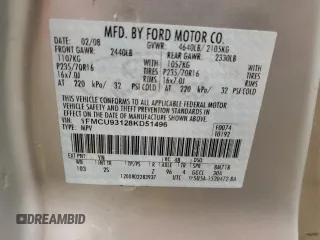 2008 Ford Escape XLT с VIN 1FMCU93128KD51496, выставлен на аукционе Copart как лот 57055865 с пробегом 204 224 миль миль и Списание • Salvage title. История ставок и продаж доступна на DreamBid. Изображение 13.