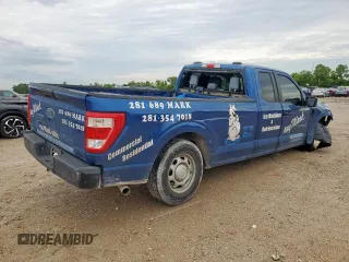 2023 Ford F-150 XL z VIN 1FTEX1C56PKF09894, wystawiony jako Copart lot #60458395 z przebiegiem 65 615 mil mil oraz Szkoda całkowita • Salvage title. Historia ofert i sprzedaży dostępna na DreamBid. Obrazek 3.