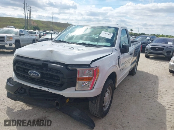 2022 Ford F-150 XL with VIN 1FTMF1CB5NKE95567, listed as a IAAI auction lot 41561435 with 54,497 mi miles. Bid and sale history available at carsss.com. Image 17.
