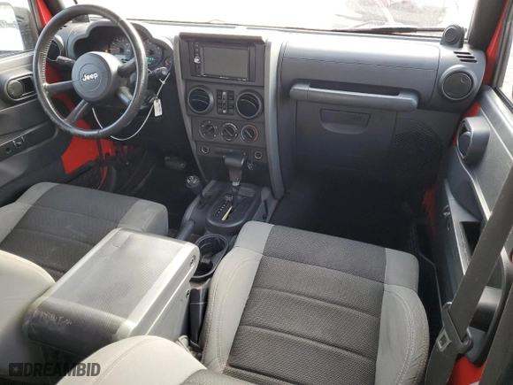 2007 Jeep Wrangler Unlimited X with VIN 1J4GA39147L166162, listed as a Copart auction lot 89133205 with 110,594 mi miles and Salvage Title. Bid and sale history available at carsss.com. Image 8.