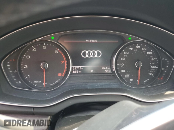 2021 Audi Q5 Premium with VIN WA1AAAFY8M2029156, listed as a Copart auction lot 60519755 with 29,713 mi miles and Salvage title. Bid and sale history available at DreamBid. Image 9.