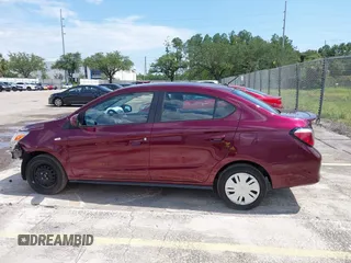 2022 Mitsubishi Mirage ES with VIN ML32FUFJ2NHF06037, listed as a IAAI auction lot 42346408 with 23,066 mi miles and . Bid and sale history available at DreamBid. Image 14.