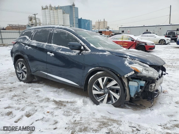 2017 Nissan Murano Platinum with VIN 5N1AZ2MH2HN150241, listed as a Copart auction lot 41864925 with 0 mi miles and Salvage Title. Bid and sale history available at carsss.com. Image 4.