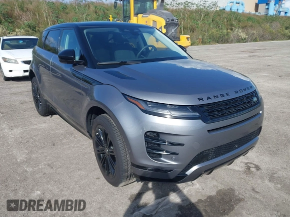 2024 Land Rover Range Rover Evoque Dynamic SE with VIN SALZL2FX2RH244514, listed as a IAAI auction lot 40668950 with 1 mi miles. Bid and sale history available at carsss.com. Image 1.