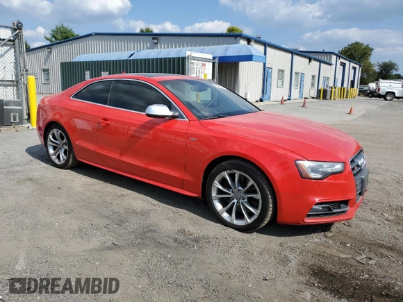 2013 Audi S5 Prestige z VIN WAUVGAFR8DA013959, wystawiony jako Copart lot #70921684 z przebiegiem 214 216 mil mil oraz Czysty tytuł • Clean title. Historia ofert i sprzedaży dostępna na DreamBid. Obrazek 4.