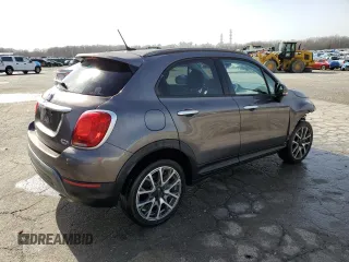 2017 FIAT 500X Urbana Edition with VIN ZFBCFXCB6HP590244, listed as a Copart auction lot 42720365 with 107,748 mi miles and Salvage title. Bid and sale history available at DreamBid. Image 3.