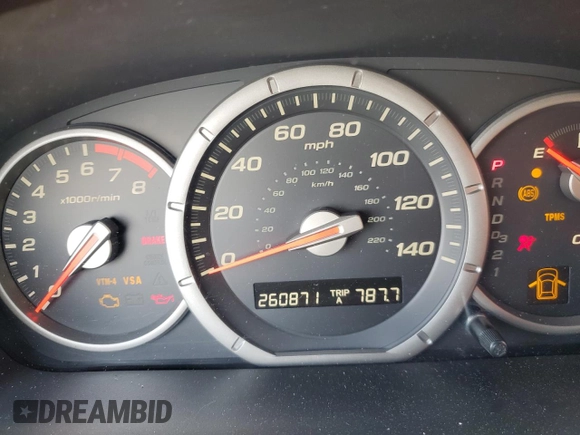 2006 Honda Pilot EX-L with VIN 2HKYF18536H554183, listed as a Copart auction lot 54327565 with 260,871 mi miles and Salvage Title. Bid and sale history available at DreamBid. Image 9.