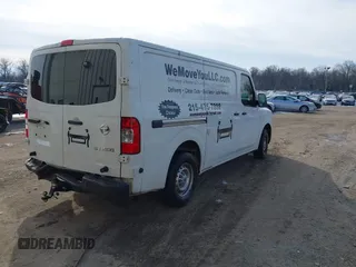 2013 Nissan NV S with VIN 1N6BF0KM9DN101101, listed as a IAAI auction lot 41384511 with 232,485 mi miles. Bid and sale history available at carsss.com. Image 4.