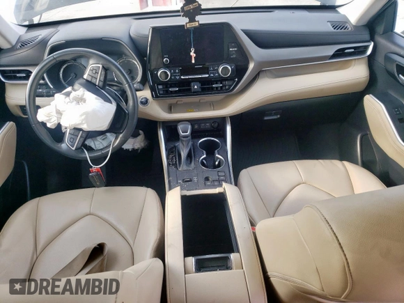 2023 Toyota Highlander L with VIN 5TDKDRAH8PS037181, listed as a Copart auction lot 61659995 with 53,767 mi miles and Salvage title. Bid and sale history available at DreamBid. Image 8.