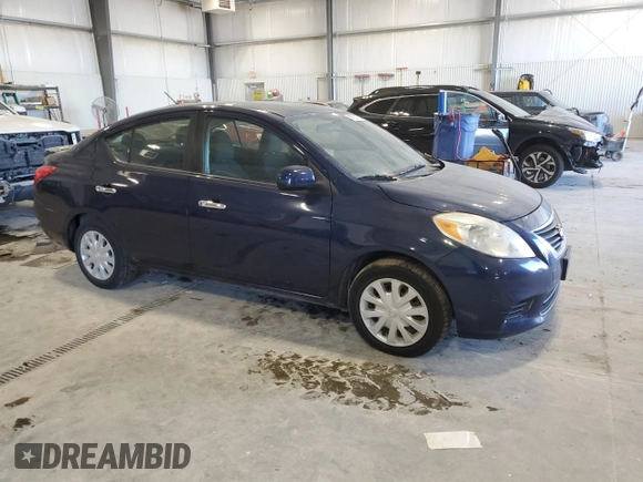 2013 Nissan Versa S with VIN 3N1CN7AP7DL881505, listed as a Copart auction lot 87924135 with 128,456 mi miles and Salvage title. Bid and sale history available at DreamBid. Image 4.