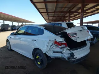 2018 Kia Optima LX with VIN 5XXGT4L38JG247009, listed as a IAAI auction lot 42081303 with 95,507 mi miles and . Bid and sale history available at carsss.com. Image 3.