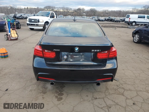 2015 BMW 3 Series 335i xDrive with VIN WBA3B9G52FNR94138, listed as a Copart auction lot 87391694 with 78,570 mi miles and Salvage Title. Bid and sale history available at DreamBid. Image 6.