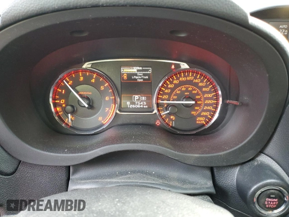 2017 Subaru WRX Limited with VIN JF1VA1L67H8839607, listed as a Copart auction lot 48573895 with 126,064 mi miles and Clean Title. Bid and sale history available at carsss.com. Image 9.