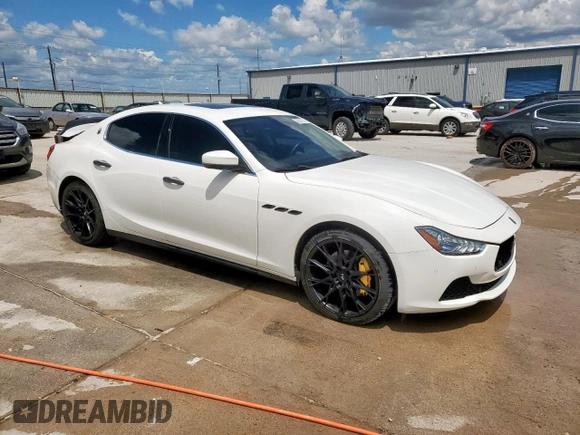 2017 Maserati Ghibli with VIN ZAM57XSA1H1221544, listed as a Copart auction lot 56321215 with 61,008 mi miles and Clean title. Bid and sale history available at DreamBid. Image 4.