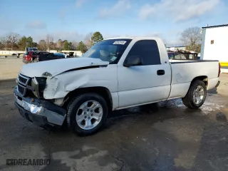 2006 Chevrolet Silverado 1500 Work Truck with VIN 3GCEC14XX6G215383, listed as a Copart auction lot 43553145 with 287,146 mi miles and Salvage Title. Bid and sale history available at carsss.com. Image 1.