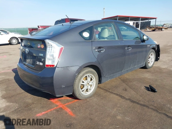 2010 Toyota Prius Four with VIN JTDKN3DU1A1003512, listed as a IAAI auction lot 42177687 with 240,038 mi miles and . Bid and sale history available at DreamBid. Image 4.