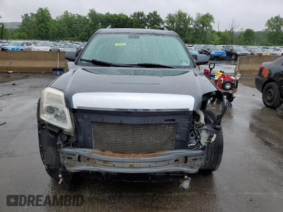 2011 GMC Terrain SLT-1 with VIN 2CTFLVE51B6320218, listed as a Copart auction lot 60908875 with 153,372 mi miles and Salvage title. Bid and sale history available at DreamBid. Image 5.