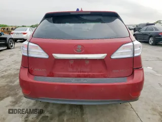 2010 Lexus RX 450h with VIN JTJZB1BA8A2000148, listed as a Copart auction lot 50135795 with 181,223 mi miles and Salvage title. Bid and sale history available at DreamBid. Image 6.