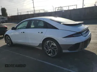 2024 Hyundai Ioniq 6 SEL z VIN KMHM34AA0RA079339, wystawiony jako Copart lot #47627595 z przebiegiem 7 529 mil mil oraz Szkoda całkowita • Salvage title. Historia ofert i sprzedaży dostępna na DreamBid. Obrazek 2.