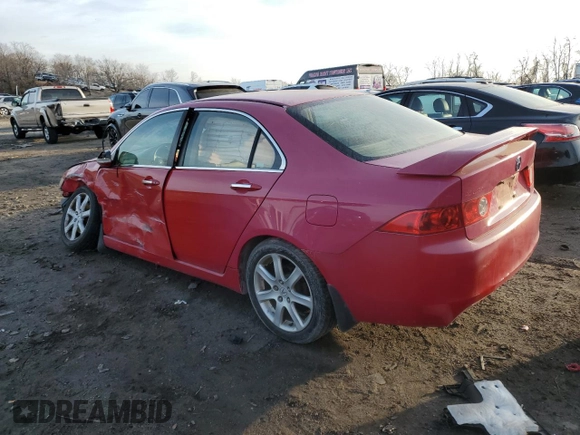 2004 Acura TSX w/Navigation with VIN JH4CL96994C030020, listed as a Copart auction lot 85901554 with 211,224 mi miles and Salvage Title. Bid and sale history available at carsss.com. Image 2.