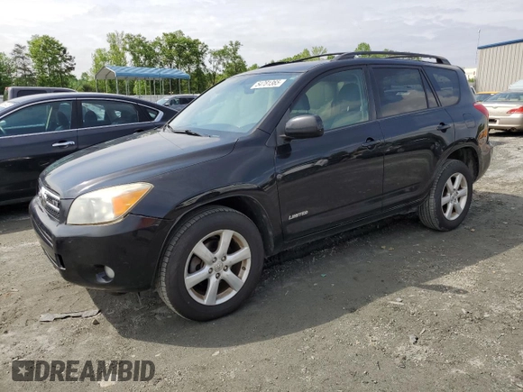 2007 Toyota RAV4 Limited z VIN JTMBK31V175036498, wystawiony jako Copart lot #54781365 z przebiegiem 271 573 mil mil oraz Szkoda całkowita • Salvage title. Historia ofert i sprzedaży dostępna na DreamBid. Obrazek 1.
