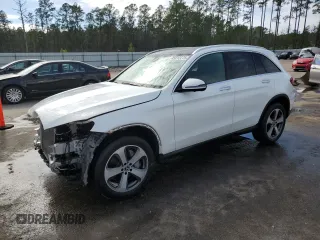 2019 Mercedes-Benz GLC 300 z VIN WDC0G4JBXK1000372, wystawiony jako Copart lot #45012275 z przebiegiem 85 241 mil mil oraz Szkoda całkowita • Salvage title. Historia ofert i sprzedaży dostępna na DreamBid. Obrazek 1.