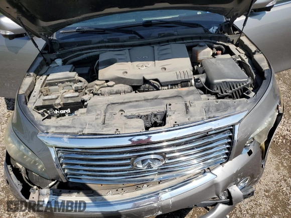 2012 Infiniti QX56 7-passenger with VIN JN8AZ2NEXC9023641, listed as a Copart auction lot 71316494 with 107,827 mi miles and Salvage Title. Bid and sale history available at carsss.com. Image 13.