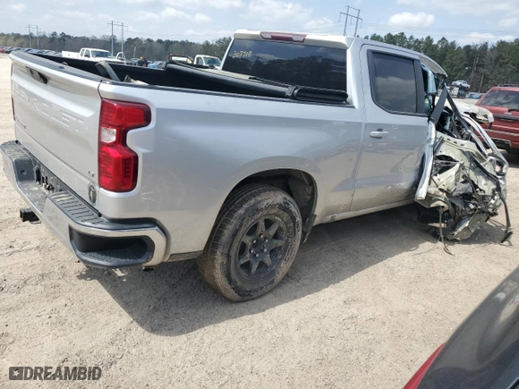 2019 Chevrolet Silverado 1500 LT with VIN 3GCPWCED1KG307718, listed as a Copart auction lot 48594755 with 0 mi miles and Salvage Title. Bid and sale history available at carsss.com. Image 3.