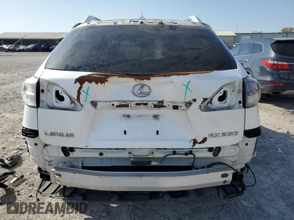 2010 Lexus RX 350 with VIN 2T2ZK1BA4AC005198, listed as a Copart auction lot 52733215 with 282,030 mi miles and Salvage Title. Bid and sale history available at carsss.com. Image 6.